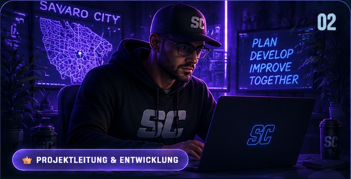SC Melone als Entwickler am Laptop